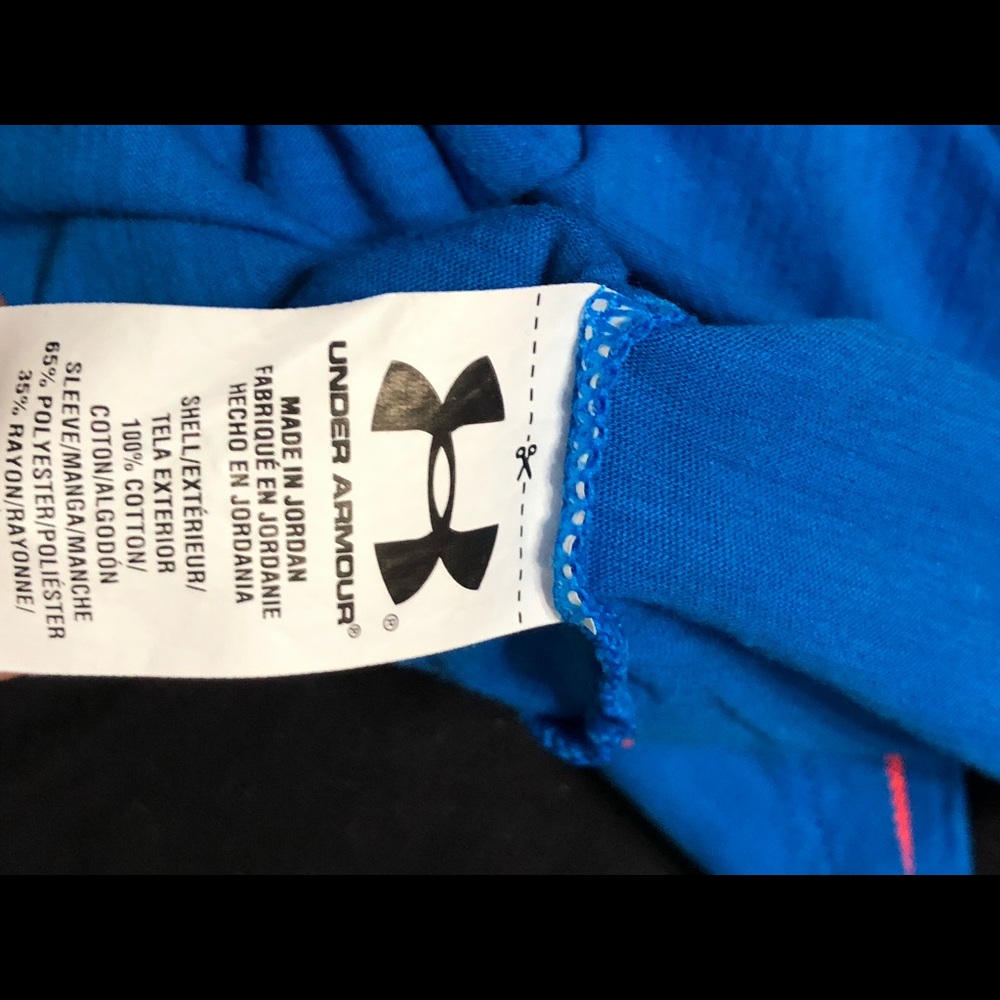 Under Armour Girls Youth Medium Active Wear Tee - Picture 3 of 4